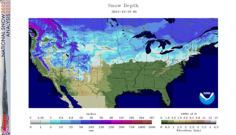 Illustration for article titled Will Your City See Snow on December 25th?